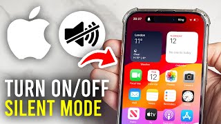 How To Turn On amp Off Silent Mode On iPhone  Full Guide [upl. by Ahsla]