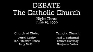 Night 3  Debate on the Catholic Church Pottsville PA [upl. by Prader]