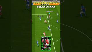 Scoring a skill GOAL with SAKA 101 Rated 🔥efootball2024 efootball pes efootball2025 shorts [upl. by Blanchette]