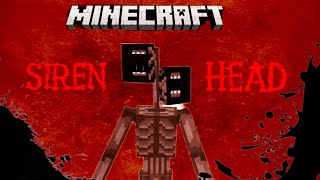 SIREN HEAD Minecraft pe addon download link [upl. by Epillihp]