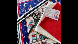 Advent Calendar Pockets  Santas Workshop  Panel OR Kit [upl. by Eivets]