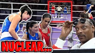 🚨Olympic Boycott Goes NUCLEAR Over Transgender Boxer DESTROYING Female Fighter In The RING‼️ [upl. by Ruhtra]