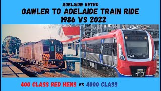 Gawler To Adelaide Train Ride 1986 Vs 2022 [upl. by Lillywhite]