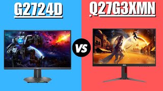 Dell G2724D vs AOC Q27G3XMN  Which One Is Better [upl. by Belayneh370]