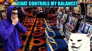 Chat Controls My ENTIRE Starting Balance Live Casino Game Mayhem [upl. by Leuname1]