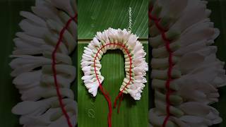 sampangi flower veniGajraDIY flower garlandoneside pellipoolajadatuberose shorts viral diy [upl. by Leuamme976]