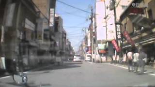 京都暴走車両、ドライブレコーダー記録映像 [upl. by Tilda]