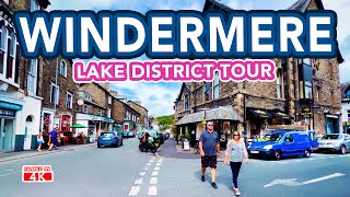 WINDERMERE TOWN Cumbria England Lake District Tour [upl. by Harlene152]