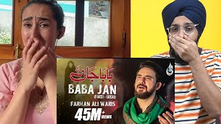 Indian Reaction to Farhan Ali Waris  Baba Jan  Farsi  Raula Pao [upl. by Ecertap514]