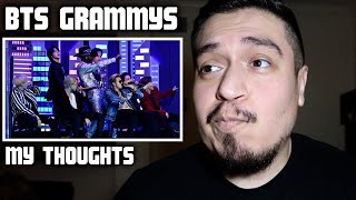 BTS GRAMMYs 2020 Performance REACTION [upl. by Sall]