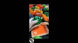 ASMR PEELING amp CUTTING FRUITS 46 [upl. by Perkin]