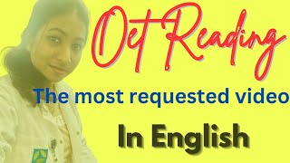 Oet Reading explained in detail oetreading oetreadingtips oetreadingtest oet oet02 [upl. by Nylsoj]