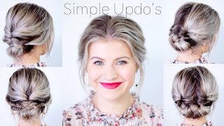 Simple Elegant Updo Hairstyles For Medium Length Hair  Milabu [upl. by Analaf477]