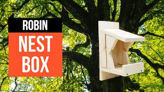 Robin Nest Box for your GARDEN [upl. by Safire]