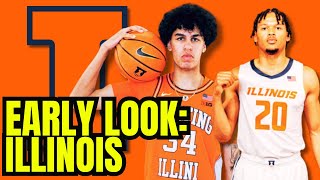 Early Look  Illinois Fighting Illini Basketball the freshmen are cooking [upl. by Minda]