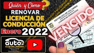 Renovar LICENCIA DE CONDUCCIÓN en 2022 Paso a Paso para hacerlo porque todas se Vencen [upl. by Ayotel]