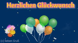 Herzlichen Glückwunsch zum Geburtstag 💐Geburtstagswünsche 🎂 Geburtstagsgrüße [upl. by Jo-Ann]