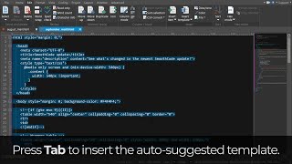 Use UltraEdits smart templates to quickly code HTML JavaScript CSS more [upl. by Yffub]