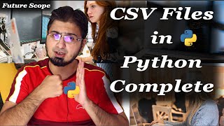 22 CSV Files in Python InBuilt Module Complete Detail Shortest Video in HindiUrdu [upl. by Haral]