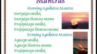 Agnihotra Mantra [upl. by Rieth]