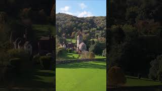 St Giles Church Malvern church dronevideo djimini4pro historiclandmarks aerialview england [upl. by Trev]