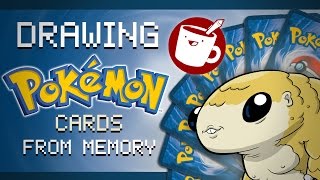 Drawing Pokémon From Memory Trading Card Game Edition [upl. by Octavius]