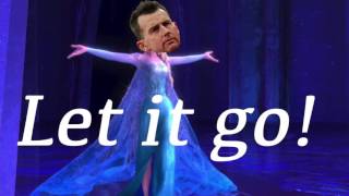 Nigel Owens Duets with Elsa on Let it Go [upl. by Kcyred]