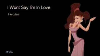 I Wont Say Im In Love  Hercules [upl. by Inig]