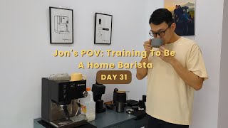 Jons POV Making coffee daily until I am good at it  DAY 31  Rancilio Silvia V6 amp Varia VS3 [upl. by Marilou]