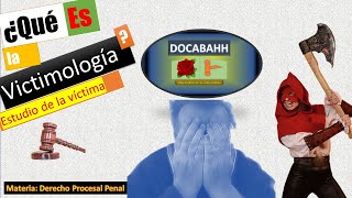 ¿Cómo se ha estudiado a la Víctima y víctimología en México su clasificación tratados y derechos [upl. by Ocsic]