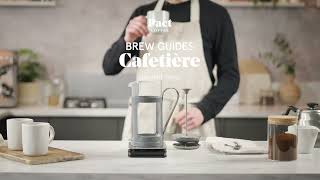 How to make coffee with a cafetière  cafetière Guide  Pact Coffee [upl. by Nesyt]