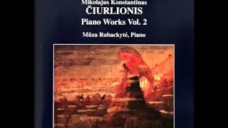 MŪZA Rubackytė MKČIURLIONIS Piano Works Vol 2  03  Prelude VL 256 [upl. by Aynekat124]