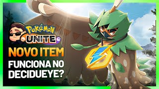 O MELHOR Item Pro DECIDUEYE Pokemon Unite Decidueye Gameplay [upl. by Mooney945]