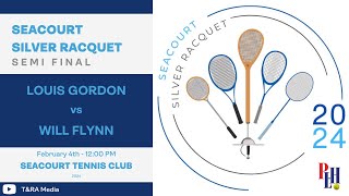 Seacourt Silver Racquet 2024  Semi Final  Louis Gordon vs Will Flynn [upl. by Htennek]