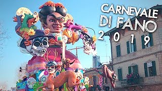 Carnevale di Fano 2019  La Sfilata dei Carri dallAlba al Tramonto [upl. by Asserat944]