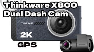 Thinkware X800 2K QHD Car Dash Camera Front amp Rear Cam dashcam [upl. by Darken]