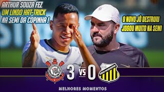 O NOVO JÔ METEU HATTRICK E COLOCOU O TIMÃO NA FINAL DA COPINHA O MAIOR CAMPEÃO CHEGA COM MORAL [upl. by Anivol]