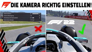 F1 22 Anfänger Tipps Die Kameraperspektive richtig einstellen [upl. by Obellia]