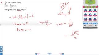 Trigonometri ders 17 trigonometrik fonksiyonlarda teklik çiftlik incelemesi [upl. by Neelon]