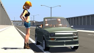 Pretty Chicks and Crash Test Dummies – BeamNG Drive Short Stories [upl. by Aillicirp]