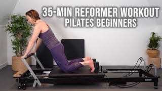 Total Beginners 35Min Reformer Workout  Pilates Reformer [upl. by Brace8]