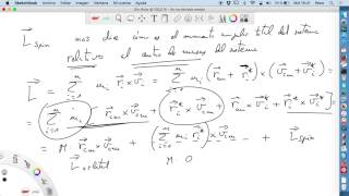 Momento angular orbital y de spin en sistemas de partículas [upl. by Yretsym]