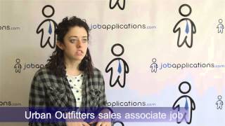 Urban Outfitters Interview  Sales Associate [upl. by Lynad]