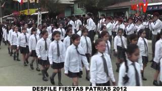 DESFILE FIESTAS PATRIAS 2012 MUNICIPALIDAD [upl. by Patty290]