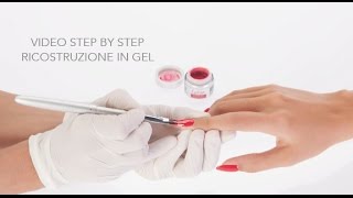 Tutorial ricostruzione unghie in gel con cartine nail form [upl. by Irehj]