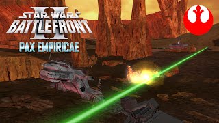 Star Wars Battlefront 2 2005 Modded  Pax Empiricae  Geonosis Canyon  Rebels  No Commentary [upl. by Asp]