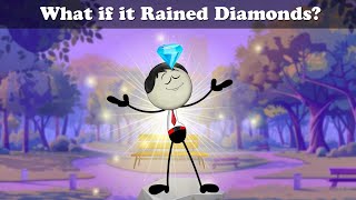 What if it Rained Diamonds  more videos  aumsum kids cartoon whatif [upl. by Acirtal]