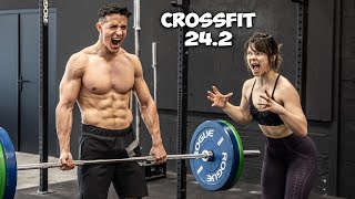 NOTRE PIRE ENTRAINEMENT EN COUPLE  crossfit open 242 jujufitcats [upl. by Mccully]