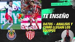 TE ENSEÑO DATOS DEL CHIVAS VS NECAXA  ANALISIS HISTORIAL Y COMO VIENEN LOS EQUIPOS [upl. by Soulier]