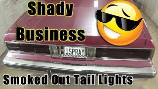 How To Smoke Tint Tail Lights  Box Chevy Caprice LS Brougham  Restore Opera Lights Corner Marker [upl. by Infeld]